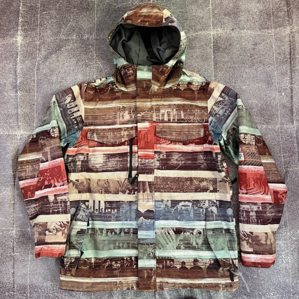 Men's Vintage Y2K Burton TWC Shaun White Such A Deal AOP Snowboard Jacket Sz XL